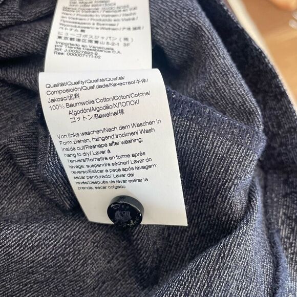 Hugo Boss Polo Golf Short Dark Blue Slim Fit L - Picture 12 of 12